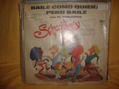 Vinilo Conjunto Serpentina Baile Como Quiera Pero Baile C3