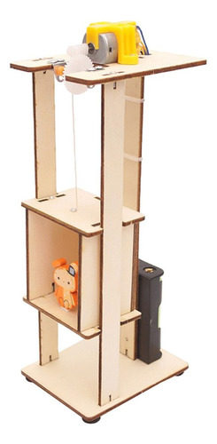 . Montar Diy Elevador Elétrico Crianças Brinquedos Ciência
