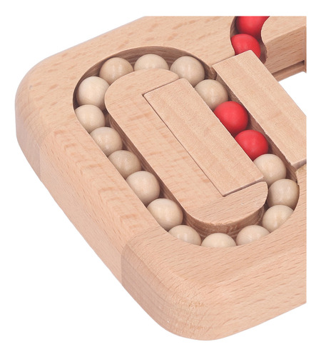 Juego De Laberinto De Bolas Planas, Juguete De Madera Para A