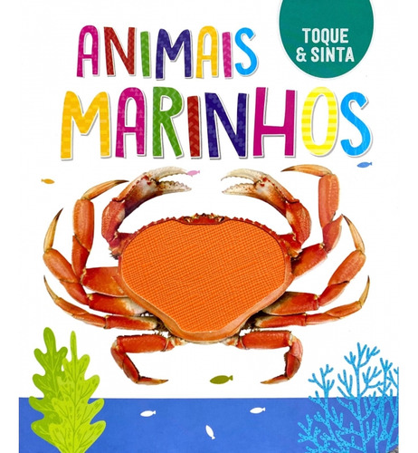 Livro Animais Marinhos - Toque E Sinta - Editora Pé Da Letra [2023]