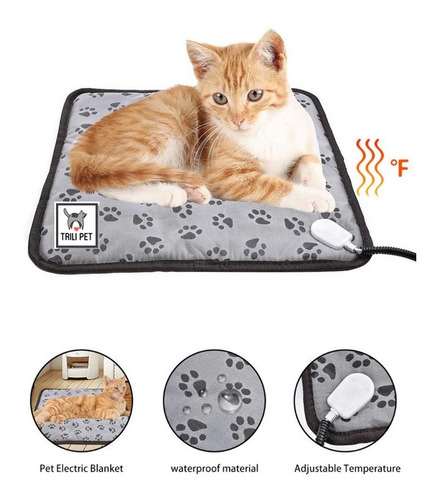 Imagen 4 de 4 de Manta Con Calefaccion Para Mascotas Perros Gato-envio Gratis