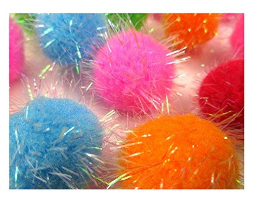 Todo Uno Vario Color Brillante Pompon Para Manualidad Diy