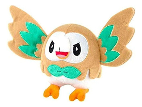 Pokemon Rowlet Peluche  8 Pulgadas