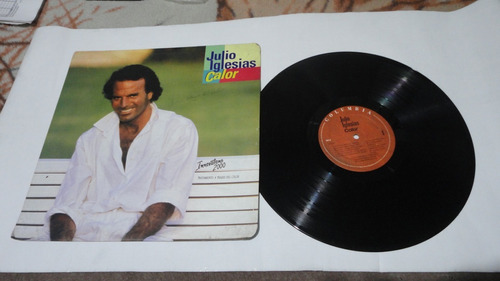 Vinilo-julio Iglesias- Calor Con Hoja  Cancionero        Ljp