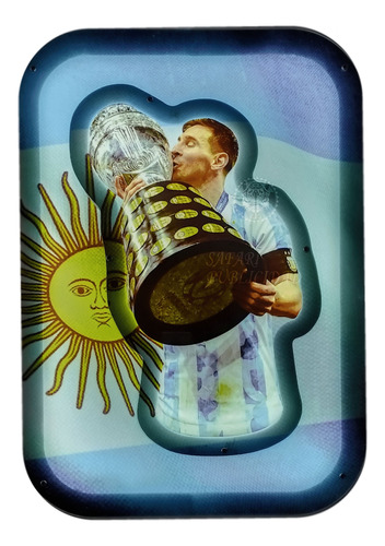 Cartel Messi Copa America Polifan Luminoso - Argentina 