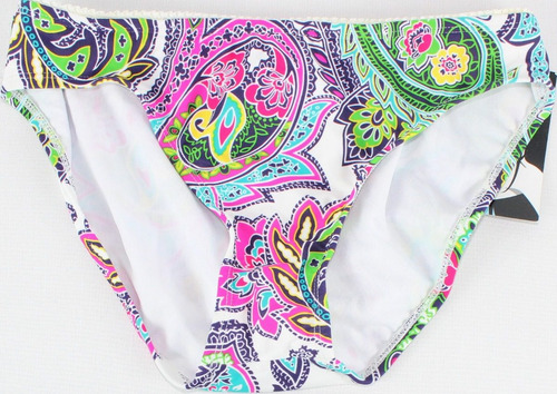Bikini 1 Pieza Floreado Color Rosa Stilo Tv19 Talla #12