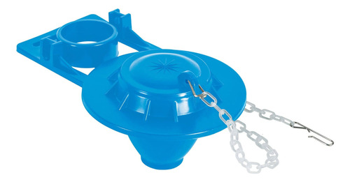 Sapo 2´´ Para Wc, Pvc, Azul, Cadena Plástica, Foset 49346