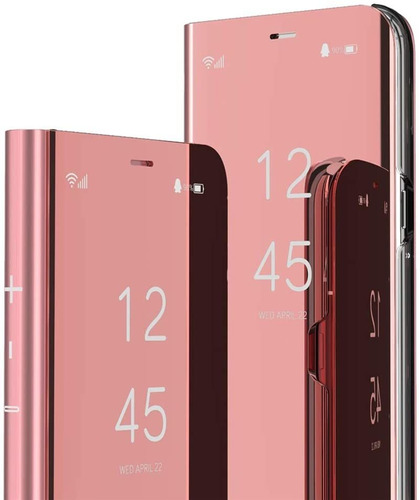 Para Galaxy A22 4g Casepu Espejo Flip Ultra Slim Coe632