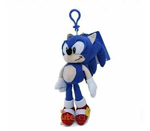 Imagen 1 de 2 de Sonic The Hedgehog Sonic Plush Doll Llavero Monedero Clip En
