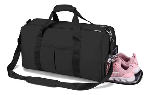 Bolso De Viaje Deporte Gym Con Compartimento Para Zapatos Y