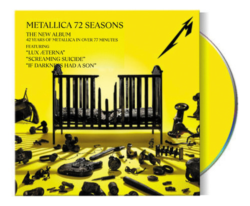 Metallica 72 Seasons Cd Album Nuevo