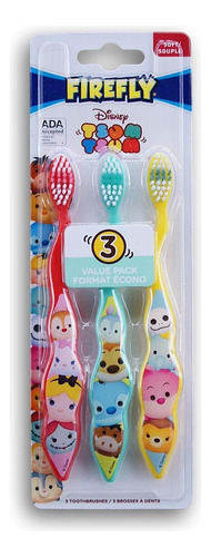 Cepillos De Dientes Firefly Tsum Tsum: Tres (3) Cepillos De 