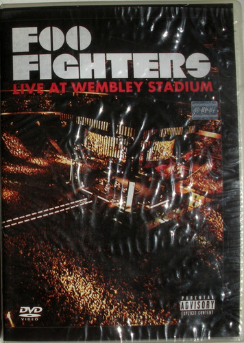 Dvd - Foo Fighters  Live At Wembley Stadium  Booklet Sin Uso