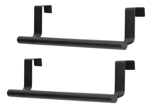 Toallero Negro Para Colgar, Sin Perforaciones, Sin Clavos, 2