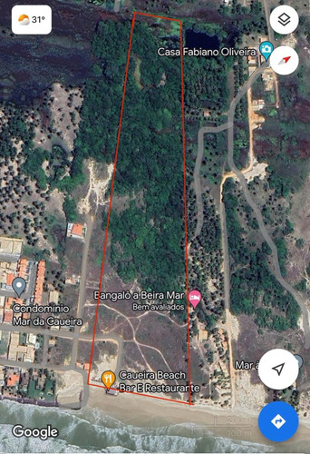 Oportunidade Para Empreendimento Na Praia Da Caueira/se Com 85000m2 À Beira-mar.