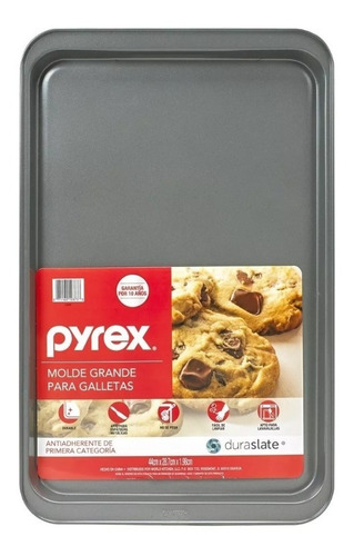 Fuente Para Horno Antiadherente Pyrex 44x28cm Silmar