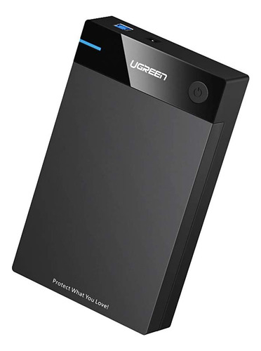 Case Ugreen Externa Usb 3.0 P Hdd Sata 3.5 Pol 5gbps Preta