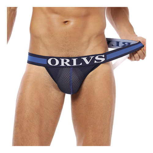 Calzoncillos Orlvs Para Hombre C, Doble Tanga, Color Liso 88