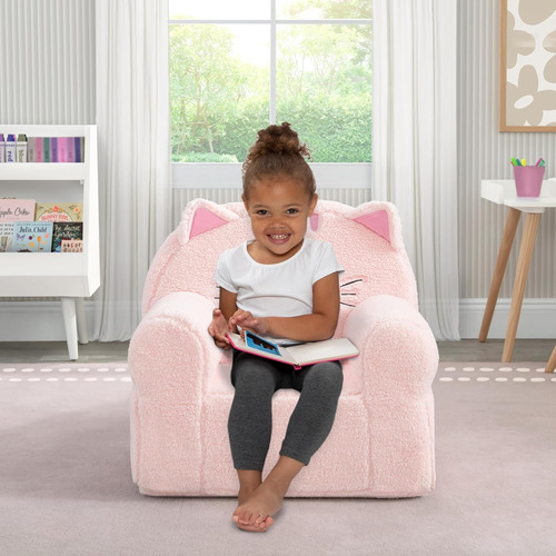 Delta Children Sillon Infantil Para Niños Pequeños Sofá Rosa