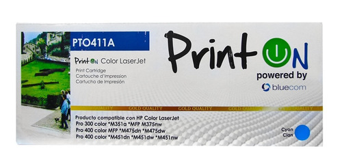Cartucho Tinta Printon Hp Pro 300 400 500 Cc530a/cf410a