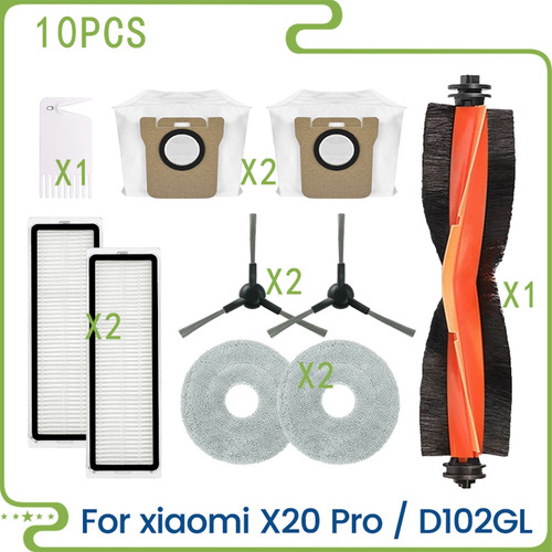 Repuestos Para Robot Aspiradora X20 Pro / D102gl Mx