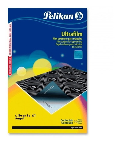 Papel Carbonico Pelikan X 50 Negro Ultrafilm