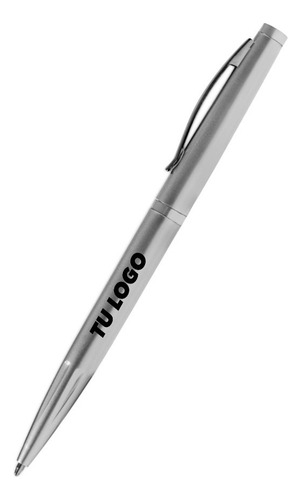 Bolígrafos Personalizados Clip Metal Medio Giro 50 Unidades