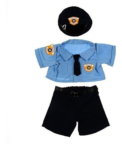 Uniforme De La Policía De Ropa Traje De Oso De Peluche Fit 1