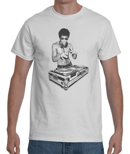 Remera Bruce Lee Dj  Algodon Ear Outdoor