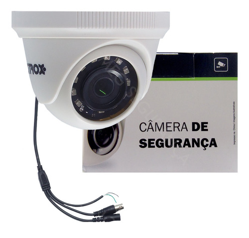 Imagem 2 de 4 de Câmera Segurança Dome Citrox Ppa 4x1 Ahd Cvi Tvi Cftv 3 Pçs