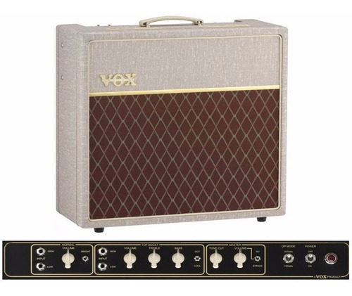 Vox Ac15hw1x Amplificador Valvular 15 Watts Handwired Blue