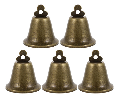 Campanillas De Bronce Little Bell Cow Bell, 5 Unidades