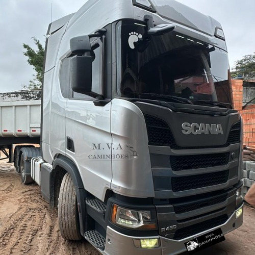 Scania R450 6x2 Ano 2020 Único Dono C/ Caçamba 25m Ano