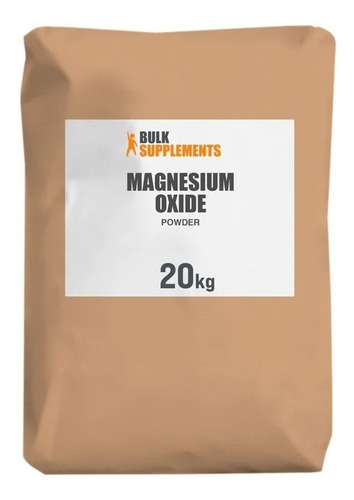 Bulk Supplements | Óxido Magnesio | 20kg | 40000 Servicios