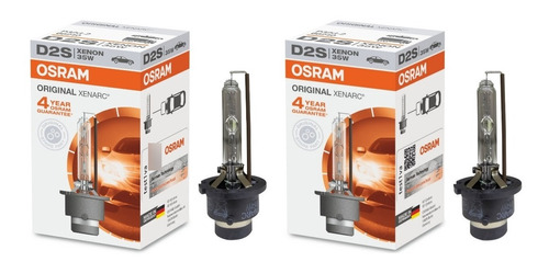 Paquete De 2 Focos Osram Xenarc Original D2S 35W