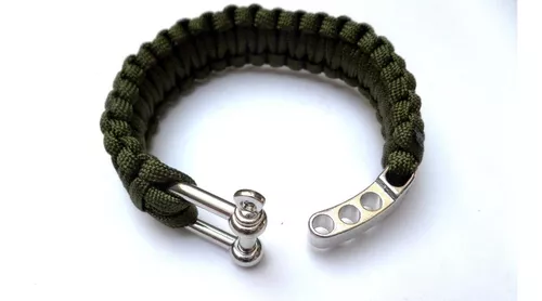 Zelitt EMDM Pulsera Paracord de Supervivencia, Brazalete Tactico, Pulsera  Deportiva para Campismo