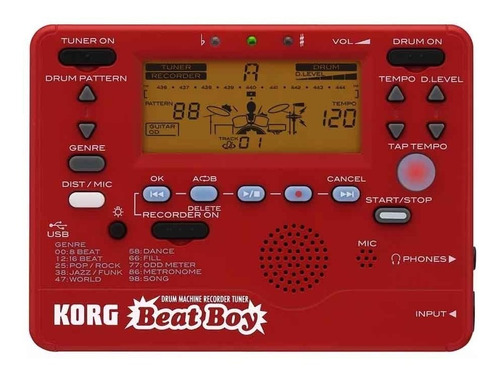 Korg Beat Boy - Módulo De Bateria, Gravador E Afinador