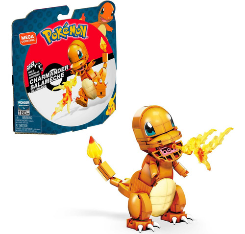 Mega Pokémon Build & Show Charmander Juego De Construcción D
