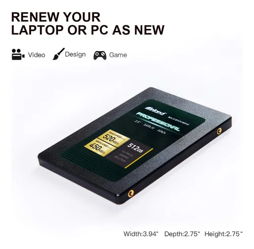 Inland Profesional 512gb Ssd 3d Tlc Nand Sata Iii 6gb/s 2.5.