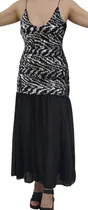 Comprar Vestido Lentejuelas Negras Y Plateadas Madrina Evento Gala 