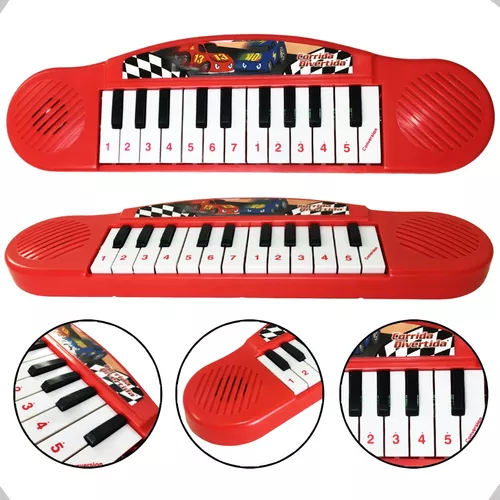 Tapete Piano Musical Faz Som infantil Colorido Com 10 melodias