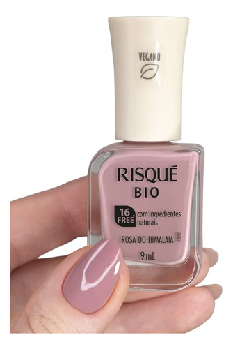 Esmalte Risque Bio Rosa Himalaia 9 Ml