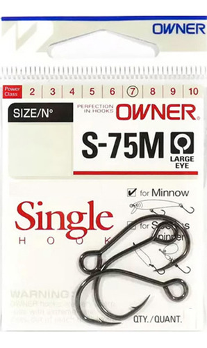 Anzol Owner Single S-75m Nº 2