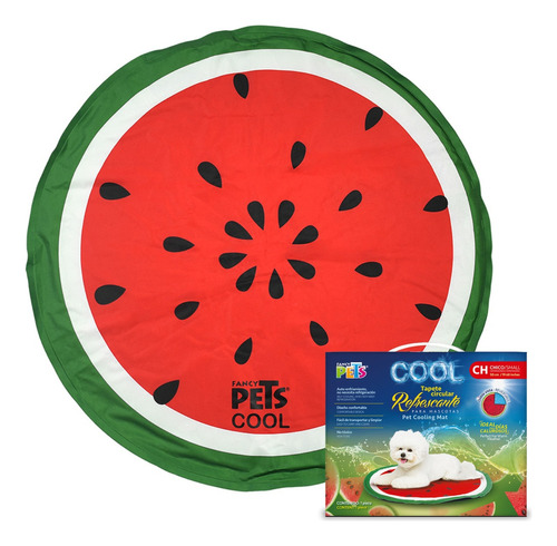 Tapete Refrescante Circular Ch Sandia Cool Fancy Pets