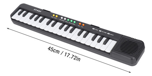 Piano Para Niños, 37 Teclas, 24 Canciones, 3 Tonos, 8 Ritmos
