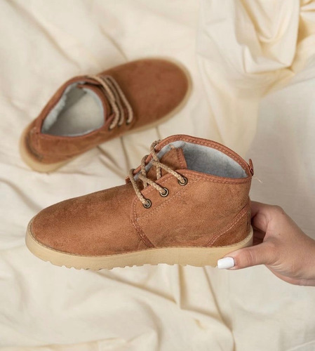 Bota Corta Chavito Con Corderito Mujer Margarita Mia