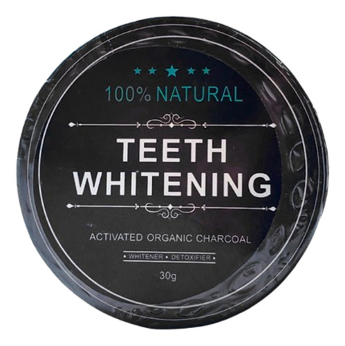 Carbón Activado Blanqueador Dental Natural 30g