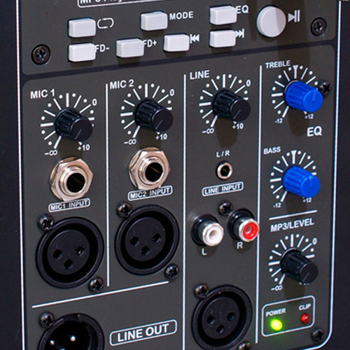 Caixa Ativa Staner Sr-315a Portátil Com Bluetooth Preto 100v