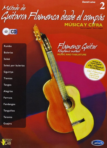 Metodo Guitarra Flamenca Desde El Compas 2 - Leiva, David