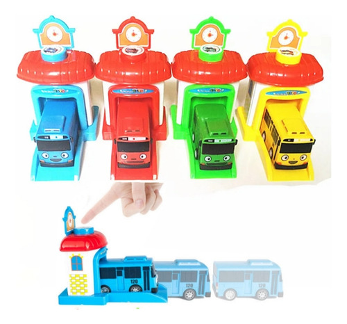 - Maqueta De Minibús Infantil De 4 Piezas